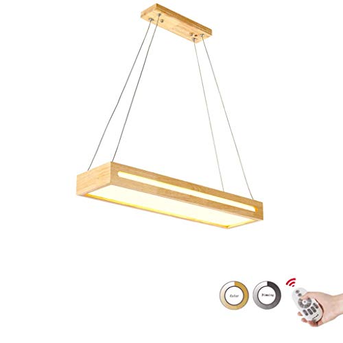Lustre en bois moderne LED pour résoudre le manque de luminosité modulable