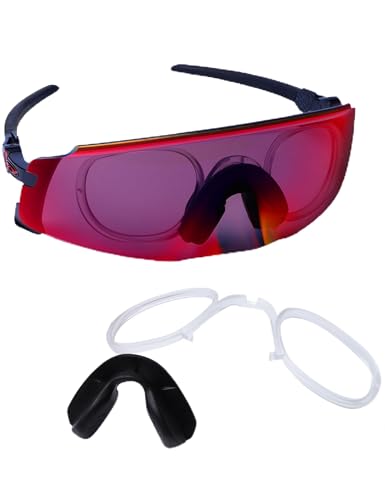 Saucer Inserto de clip | Inserto óptico Rx para gafas de sol Oakley Kato 009455M | Kato X 009475 - Transparente, transparente, Taille unique