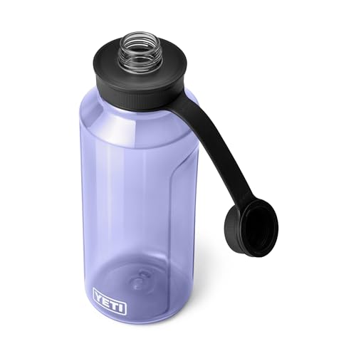 Image of YETI Yonder Water Bottle with Yonder Tether Cap, Lightweight, Leakproof and BPA-Free