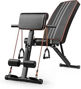 Amazon.co.jp: トレーニングベンチ マルチシットアップベンチ 折り畳み