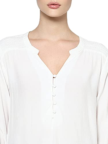 Image of ONLY Women's Solid Slim Fit T-Shirt