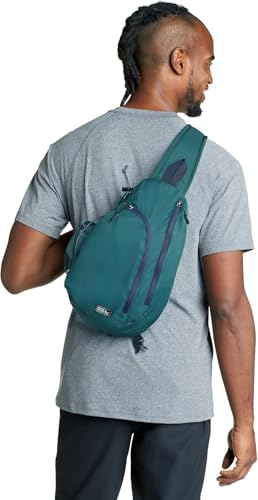 Image of Eddie Bauer Ripstop Sling Bag | Travel | Everday Carry | Lightweight | Ripstop Nylon | Adjustable | 8L - Marine