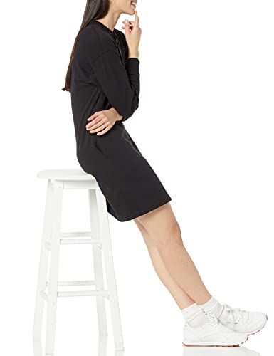38% Off Amazon Essentials Women's Henley Sweatshirt Dress - Image 4