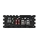 Amplifier car Audio Monoblock Class D Compact Subwoofer Amplifier, 2/4 Ohm Stable, Low/High Level Inputs, Low Pass Crossover, Mosfet Power Supply