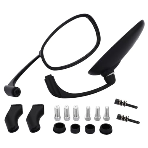 Amazon | Kanoan オーバル バレン ミラー バイク オートバイ サイド