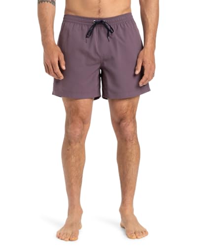 Quiksilver Everyday Solid Volley 15 Pantalones Cortos, Violeta Vintage, XXL para Hombre