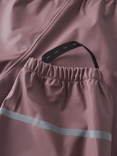 NAME IT Unisex Baby Nkndry Rain Pant Fo Noos, Wistful Mauve, 80