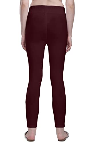 Image of Plus Size Slub Lycra Trouser Cigarette(Pencil) Pants Sizes(26 to 44)
