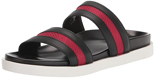 STACY ADAMS Men's Metro Double Strap Slide Sandal Flat