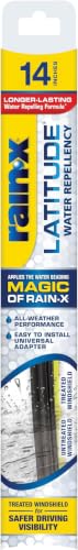 Image of Rain-X 5079272-2 Repellency Water Repellent Wiper Blades, 14 inch Windshield Wiper, All Weather Streak-Free for Enhanced Visibility w /Water Repellency Formula (Pack of 5)
