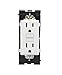 Leviton RGF15-WW Renu Self-Test Tamper-Resistant GFCI Outlet, 15-Amp, White On White