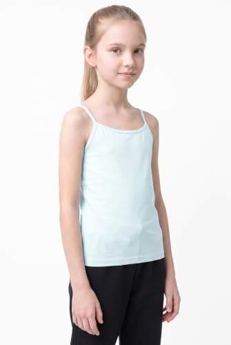 Image of Kurve Girl's Sleeveless Tank Top - Stretch Undershirts Cami Camisole, UV Protective Fabric, Rated UPF 50+ (Made in USA)