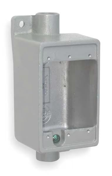 Weatherproof Box, 1/2 in Hub, Iron