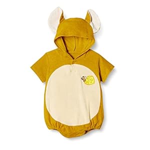Tom and Jerry 215147643 Jerry Dress-Up Rompers, Hooded, Baby Costume, Coveralls, Tom & Jerry