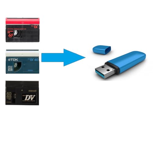 Tech Collector MiniDV Transfer Bundle - Digitize MiniDV Tapes, Includes Camcorder and USB Adapter