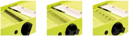 TNS 3000 All-IN-ONE Mandolin Vegetable/Fruit Slicer Julienne Cutter Chopper Juicer - Lime-Black Color image 5