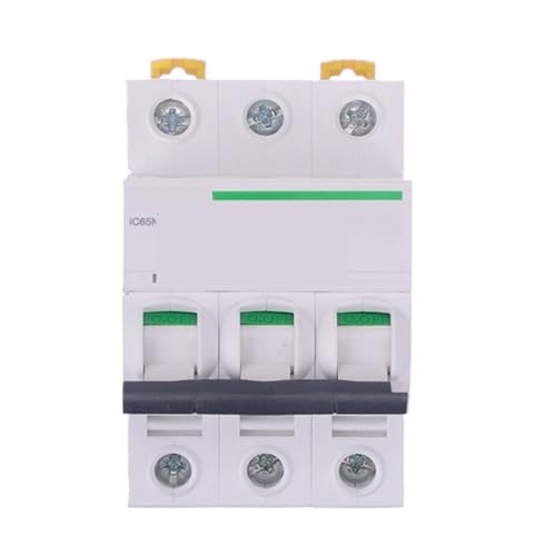 Disjoncteur miniature tripolaire iC65N 3P C16A A9F18316 à coupure pneumatique stable