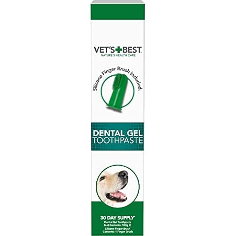 Vet's Best Dental Gel Toothpaste for Dogs | Reduces Plaque & Freshens Breath 100g Cover