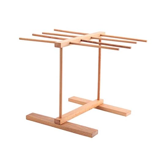 Pasta Drying Rack Collapsible Wooden Pasta Drying Rack Multifunctional Kitchen Storage Rack for DIY Making Pasta Spaghetti Noodles boosted