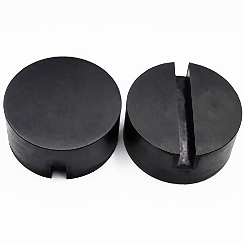 Image of Rubber Jack Pad,Medium Size Frame Rail Adapter Pad (2PCS) | Protector Slotted Jack Pad, for Universal Vehicle