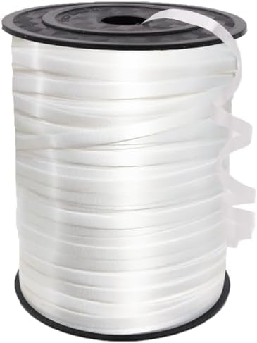 Amazon.com: GIFTEXPRESS 500 Yards White Curling Ribbon/Balloon Ribbon ...