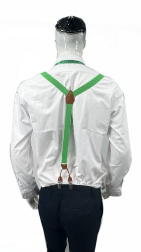 Image of Men's Suspenders Bowtie Set Elastic Y Shape Style Women's Suspenders Bowtie For Wedding&Formal Events