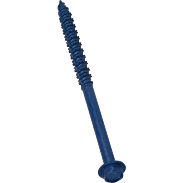 0.188 x 3.25 in. Power Pro Blue Hex Washer-Head Concrete Screw Anchors - Blue