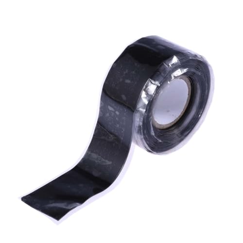 ULTECHNOVO Meters High Temperature Resistance Silicone Electrical Insulation Tape for Industrial and High-voltage Cable Repair Moisture and Abrasion Resistant Black Wrap