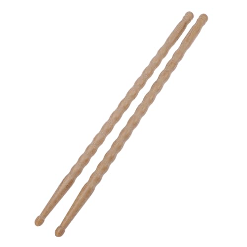 2 Baquetas Ergonómicas de Madera Natural para Batería miniatura 1