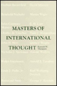Masters of International Thought: Major Twentie... 0807105805 Book Cover