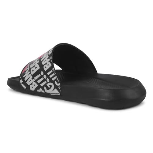 Image of PERY-PAO Sliders Mens White, Black, Grey, Sky blue Solid Design Flip Flop & Slippers
