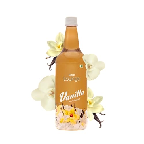 Image of Mapro Lounge Vanilla Cocktail Mixer Mocktail Mocktail Fruit Syrup - 1L |Contains Real Fruit Juice| Gluten Free| Zero Cholestrol