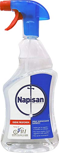 12 x NAPISAN Desinfección Superficies Espray Classico 750 Ml