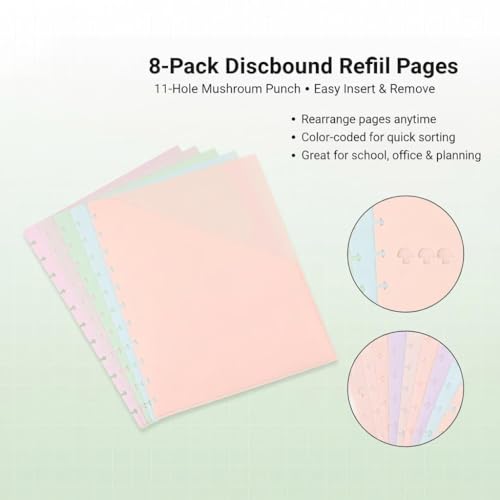 Intercalaires de poche 5 styles de séparateurs format lettre