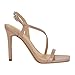 Calvin Klein Women's Tansley Heeled Sandal, Light Natural Patent 110, 9