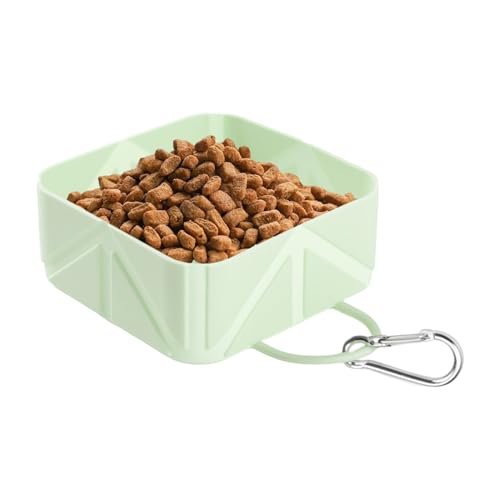Ciotole per cani - 13 pollici 500 ml di mangiatore di cani pieghevole per idratazione, archiviazione compatta con funzione estensibile, di acqua per cibo per avventure all'aperto, uso gratuito