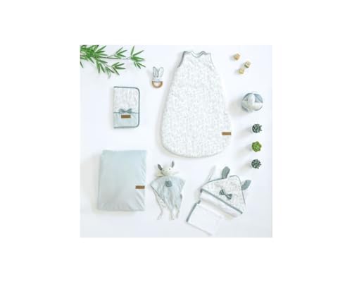 Nid d'ange esprit nature blanc vert 80 cm cadeau de naissance idéal