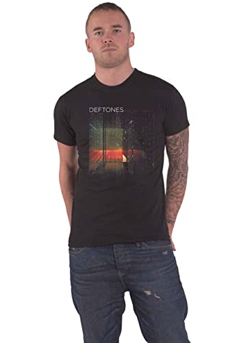 Deftones Camiseta Koi No Yokan Band Logo Nuevo Oficial Hombre Negro, Negro , XL
