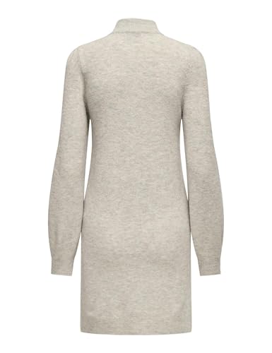 Jdy Jdyrue L/S High Neck Dress Knt Noos, Vestito Donna, Grigio (Chateau Gray), Xs - 3