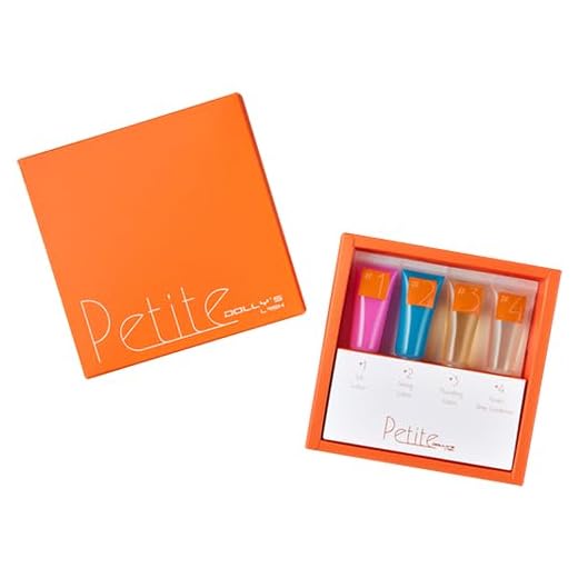 Pequeño Dolly's Lash Kit de Alargamiento de Pestañas, 4 lociones en Tubo, Elevación, Setting, Nutritivo y Queratina