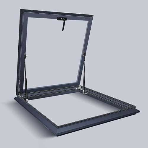 Fenêtre de toit double vitrage isolant et aération manuelle pour une véranda lumineuse