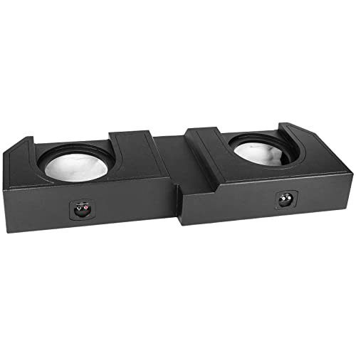 Skar Audio Dual 10" Ported Armor Coated Subwoofer Enclosure Compatible with 2019-UP Chevrolet Silverado/GMC Sierra Crew Cab Trucks