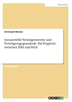 Immaterielle Vermogenswerte Und Vermogensgegenstande. Ein Vergleich Zwischen Ifrs Und Hgb 3656903972 Book Cover