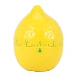 Sahkgye Küchentimer Zeitmesser Küche Kurzzeitmesser Kurzzeitwecker Lustige Eieruhr Eiermesser Zitrone Form（6,2 * 6,2 * 8,1 cm）