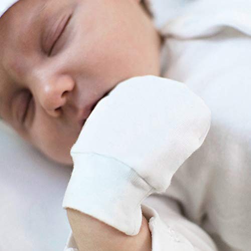STOBOK 6 Pares de Luvas de Algodão para Bebês Recém-Nascidos Sem Arranhões Luvas para Bebês Luvas An
