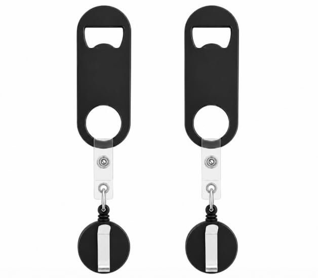 Retractable Keychain, Stretchable Bottle Openers, Hook Phone Lanyard, Camping Accessories | Lightweight, Double Sided Hooks | Card Holder, Key Holder | Travel Accessories-image-44