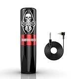 Wormhole Tattoo Gun Tattoo Machine Rotary Tattoo Machine Pen with RCA Cord for Tattoo Artists and Beginners Tattoo Pen Black HP66-A