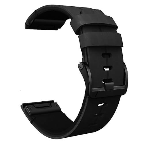 Bracelet en cuir véritable 22mm pour Epix Pro et Forerunner 955