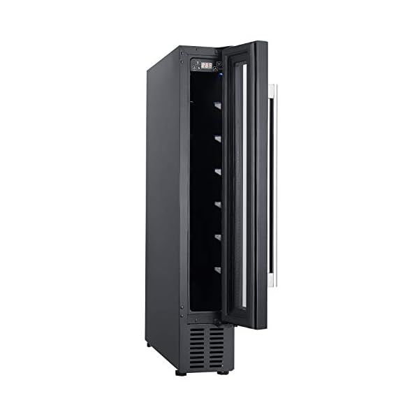 Cookology 15cm Wine Cooler, 7 Bottle Undercounter Freestanding Cabinet Fridge - Image 4