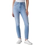 Calvin Klein Women's High Rise Stretch Skinny Jean (US, Numeric, 10, Regular, Regular, Robins Egg (Light Blue))